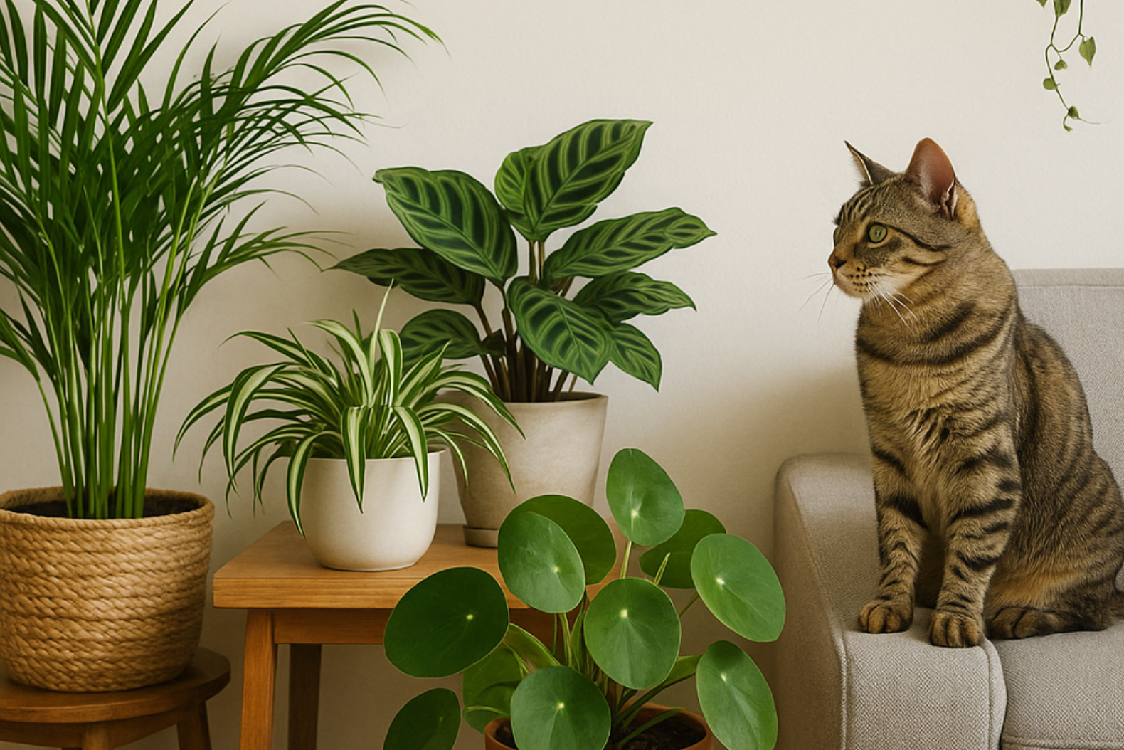 Kamerplanten die veilig zijn voor huisdieren